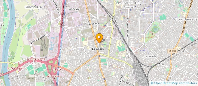 localisation de l'entreprise MADAME AUDREY CHRISTOPHLE  TOULOUSE