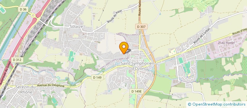 localisation de l'entreprise MADAME AUDREY CLAVERIE  SOLAIZE