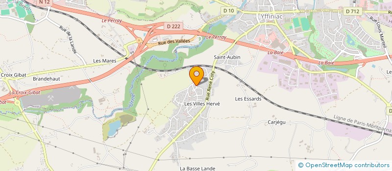 localisation de l'entreprise MADAME AUDREY CLEMENT à YFFINIAC