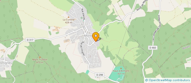 localisation de l'entreprise MADAME AUDREY CLERICI  MONTENOIS