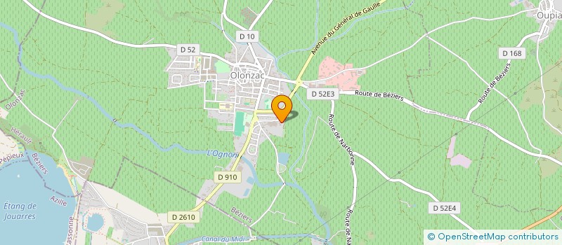 localisation de l'entreprise MADAME AUDREY CLOP  OLONZAC