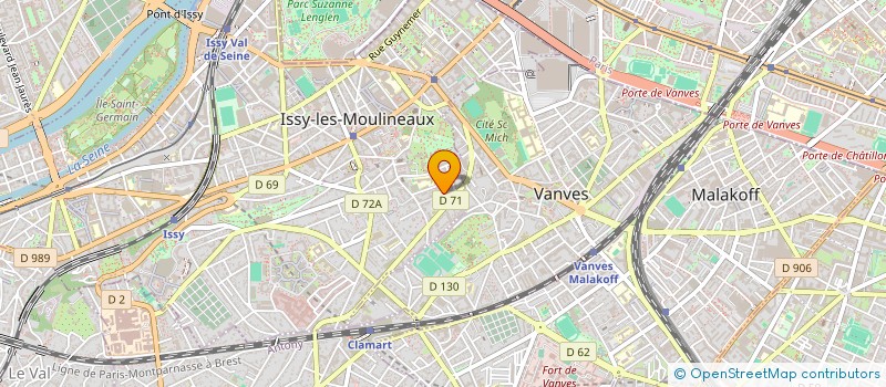 localisation de l'entreprise MADAME AUDREY COHEN à ISSY-LES-MOULINEAUX