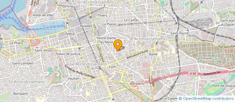 localisation de l'entreprise MADAME AUDREY COIANIZ  MARSEILLE