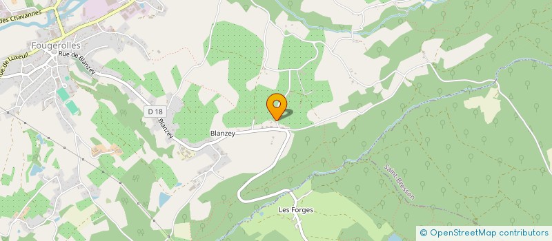 localisation de l'entreprise MADAME AUDREY COLLE  FOUGEROLLES-SAINT-VALBERT