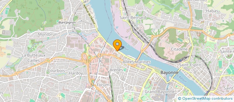 localisation de l'entreprise MADAME AUDREY COLLET  BAYONNE