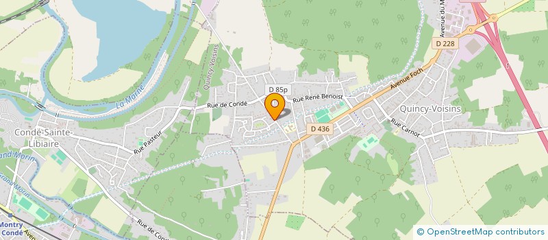 localisation de l'entreprise MADAME AUDREY COLLIGNON  QUINCY-VOISINS