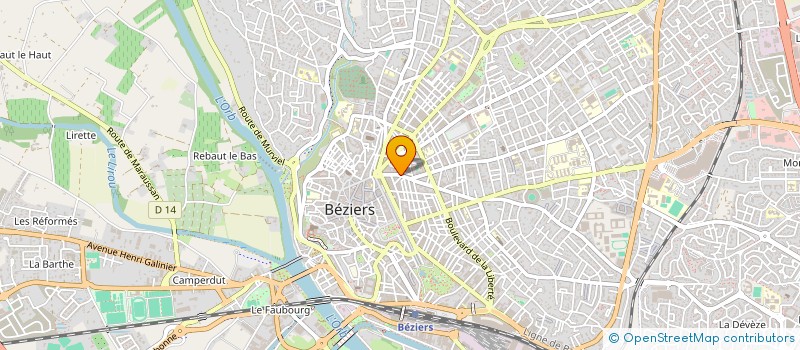 localisation de l'entreprise MADAME AUDREY COLLINET  BEZIERS