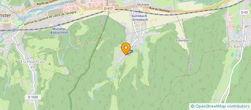 localisation de l'entreprise MADAME AUDREY COLSON  GRIESBACH-AU-VAL