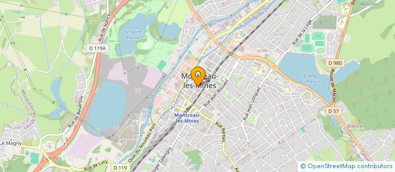 localisation de l'entreprise MADAME AUDREY COMTET  MONTCEAU-LES-MINES