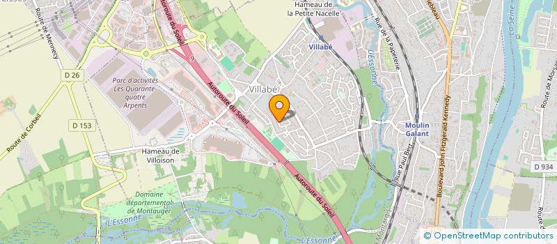 localisation de l'entreprise MADAME AUDREY CONAN  VILLABE