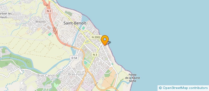 localisation de l'entreprise MADAME AUDREY CORALIN  SAINT-BENOIT