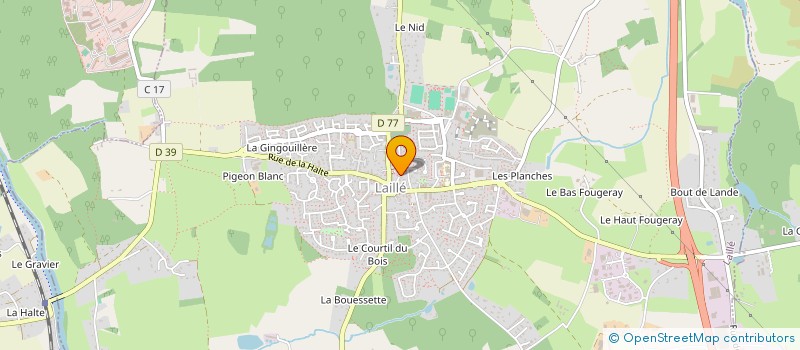 localisation de l'entreprise MADAME AUDREY CORBES  LAILLE