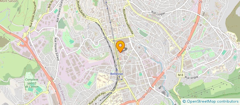 localisation de l'entreprise MADAME AUDREY CORNU  SAINT-ETIENNE