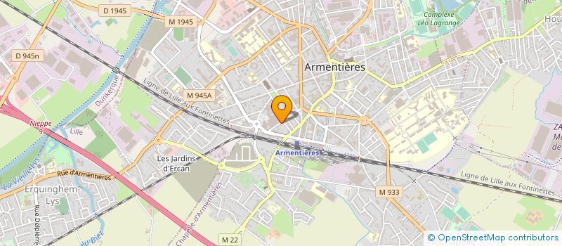 localisation de l'entreprise MADAME AUDREY COSSART  ARMENTIERES