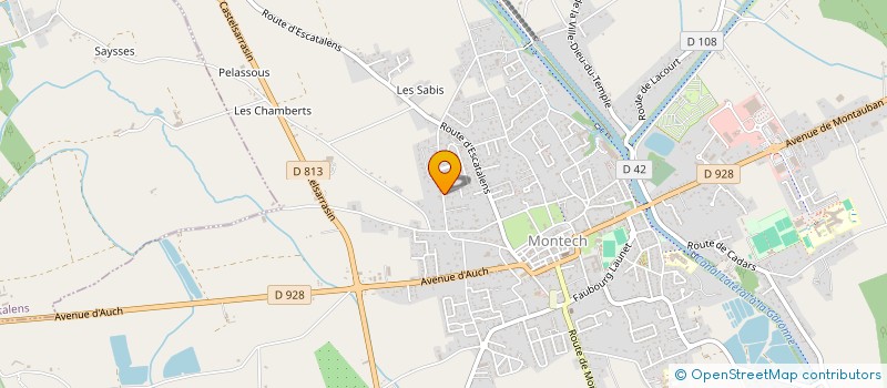 localisation de l'entreprise MADAME AUDREY COSTAMAGNA  MONTECH