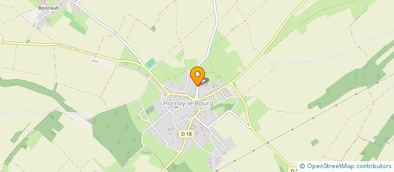 localisation de l'entreprise MADAME AUDREY COUILLARD  HORNOY-LE-BOURG