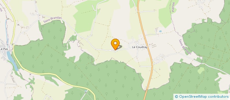 localisation de l'entreprise MADAME AUDREY COUPRIE  SAINT-BRANDAN