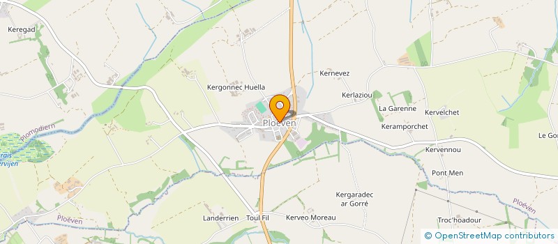 localisation de l'entreprise MADAME AUDREY COURANT  PLONEVEZ-PORZAY