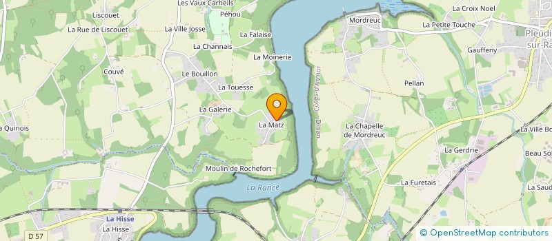 localisation de l'entreprise MADAME AUDREY COURSIERE à PLOUER-SUR-RANCE