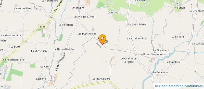 localisation de l'entreprise MADAME AUDREY COUSTAU  SAINT-LAURENT-DE-CUVES