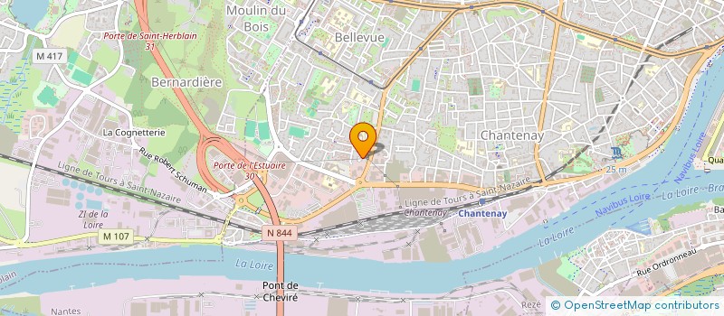 localisation de l'entreprise MADAME AUDREY COUTINHO à NANTES