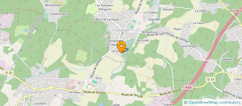 localisation de l'entreprise MADAME AUDREY COVELIERS  SAUBION