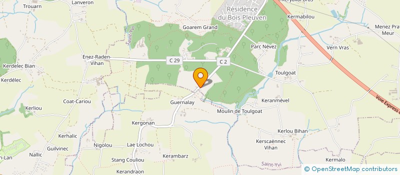 localisation de l'entreprise MADAME AUDREY CROAJOU  SAINT YVI