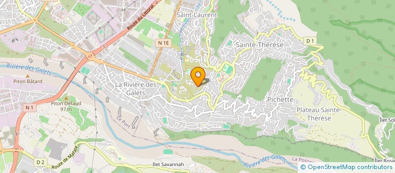 localisation de l'entreprise MADAME AUDREY CROCHET  LA POSSESSION