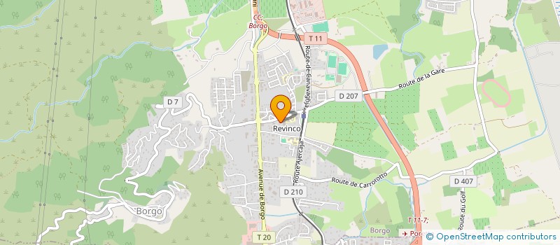 localisation de l'entreprise MADAME AUDREY CROS-SAGET  BORGO