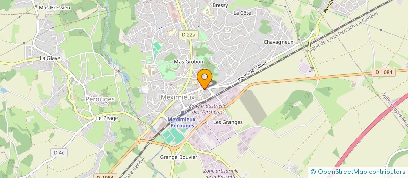 localisation de l'entreprise MADAME AUDREY CROZIER  MEXIMIEUX