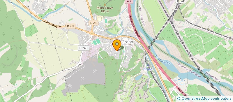 localisation de l'entreprise MADAME AUDREY CUMMO  ORGON