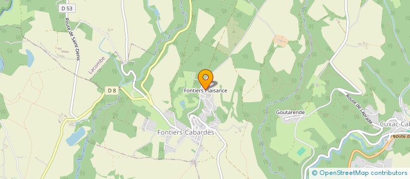 localisation de l'entreprise MADAME AUDREY CURTIL à FONTIERS-CABARDES