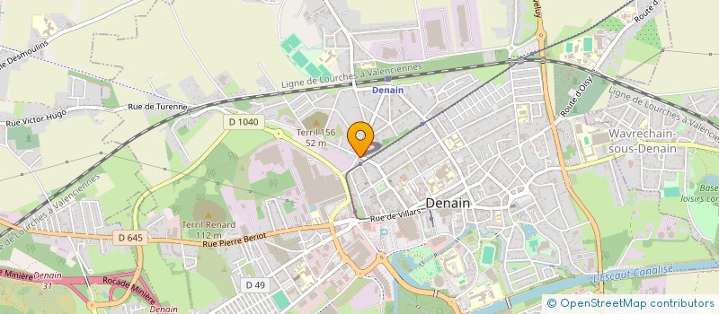 localisation de l'entreprise MADAME AUDREY CUVELIER  DENAIN