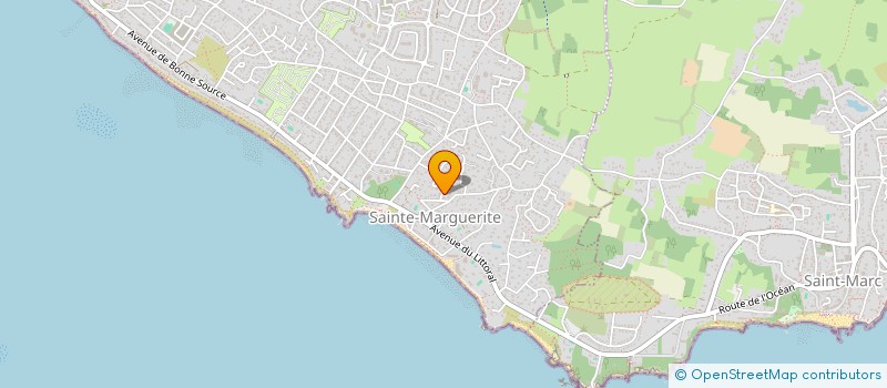 localisation de l'entreprise MADAME AUDREY CYPRIEN  PORNICHET