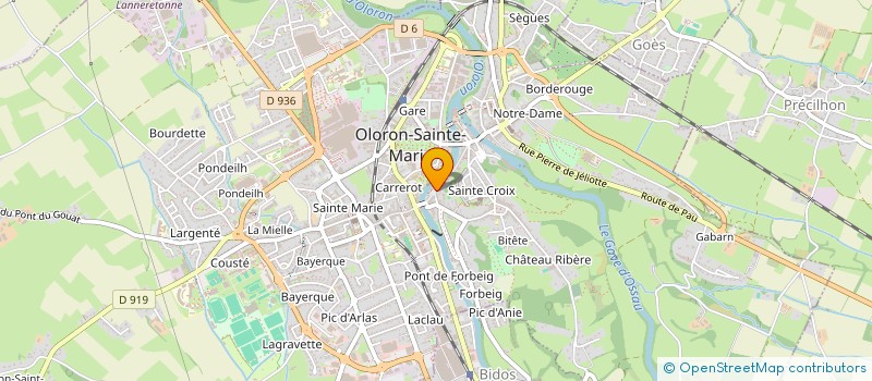 localisation de l'entreprise MADAME AUDREY DA COSTA  OLORON-SAINTE-MARIE