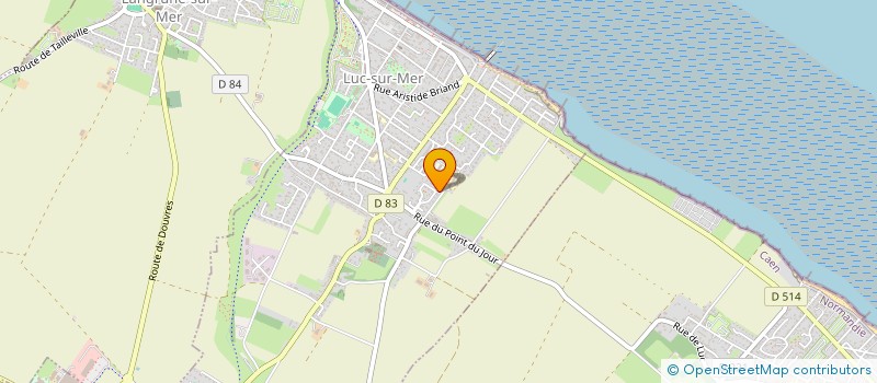 localisation de l'entreprise MADAME AUDREY DA SILVA  LUC-SUR-MER