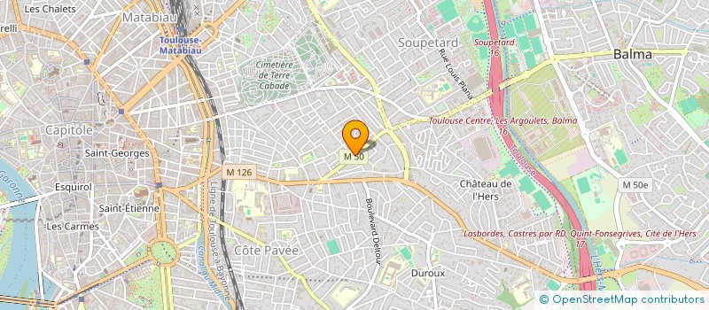 localisation de l'entreprise MADAME AUDREY DAHAN à TOULOUSE