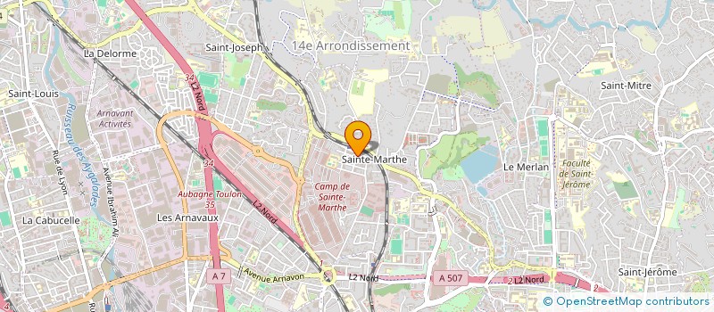 localisation de l'entreprise MADAME AUDREY DAINI  MARSEILLE