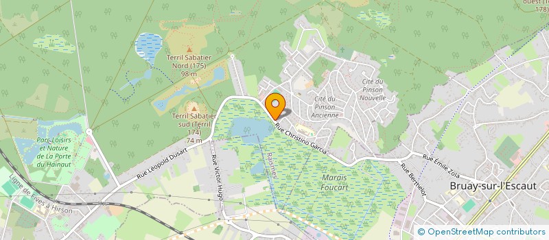 localisation de l'entreprise MADAME AUDREY DALLE  RAISMES