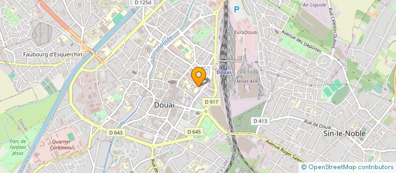 localisation de l'entreprise MADAME AUDREY DAUVOIS  DOUAI