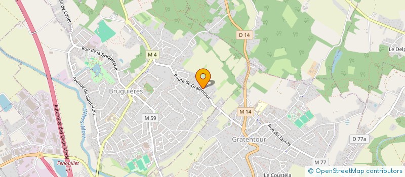 localisation de l'entreprise MADAME AUDREY DE LUCA  FRONTON