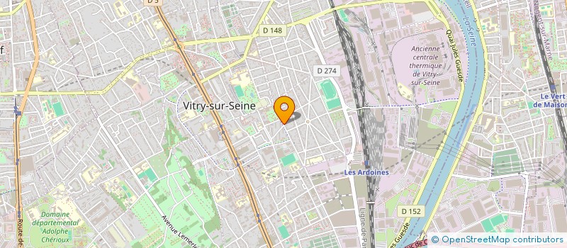 localisation de l'entreprise MADAME AUDREY DEBEAUQUESNE à VITRY-SUR-SEINE