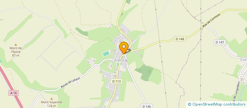 localisation de l'entreprise MADAME AUDREY DEBOVE  FRENCQ