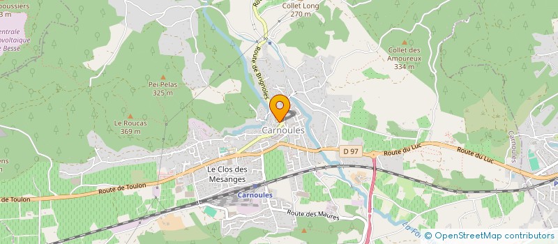 localisation de l'entreprise MADAME AUDREY DECHAMBENOY  CARNOULES