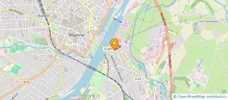 localisation de l'entreprise MADAME AUDREY DECOURTIAT  LE COTEAU