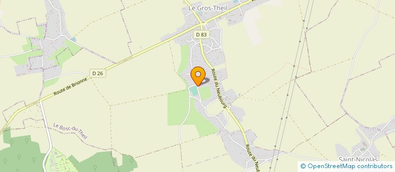 localisation de l'entreprise MADAME AUDREY DECURE  LE BOSC-DU-THEIL