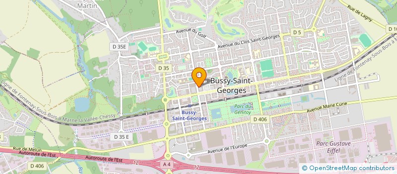localisation de l'entreprise MADAME AUDREY DEGANO à BUSSY-SAINT-GEORGES