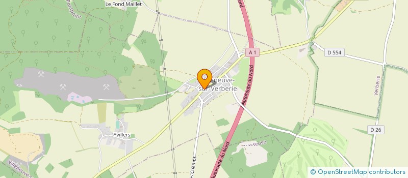 localisation de l'entreprise MADAME AUDREY DEGRUGILLIER  VILLENEUVE-SUR-VERBERIE