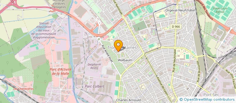 localisation de l'entreprise MADAME AUDREY DEININGER  REIMS