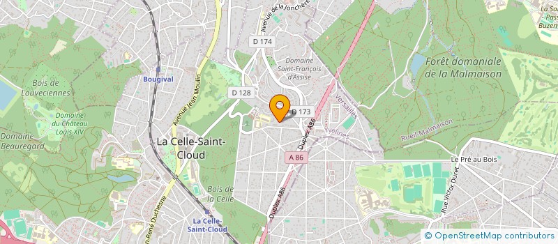 localisation de l'entreprise MADAME AUDREY DELACROIX  LA CELLE-SAINT-CLOUD